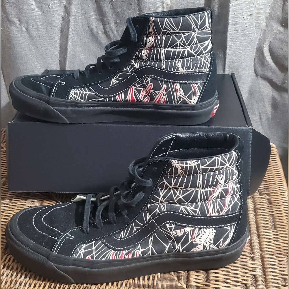 Vans Sk8 hi DX Anaheim Factory OG spiderwebs